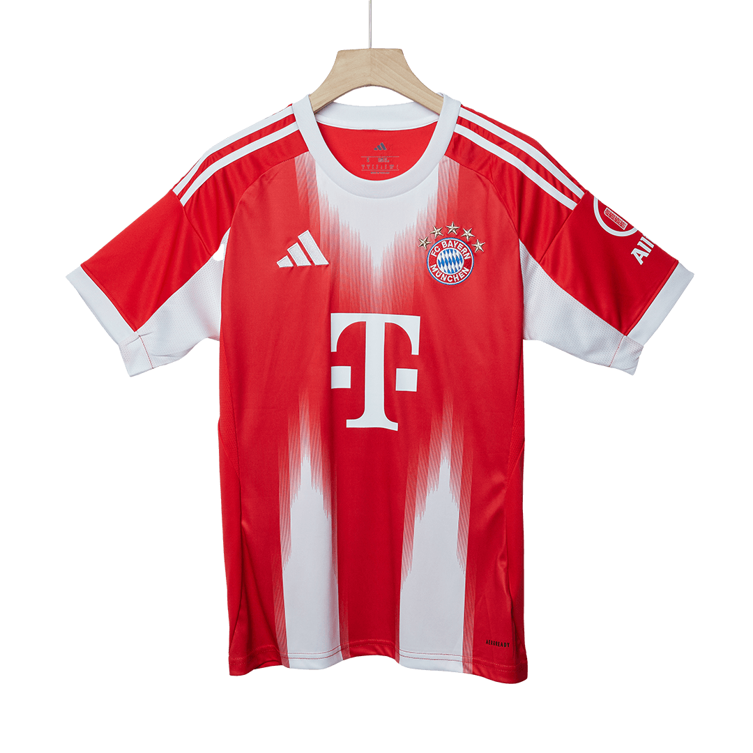 UPAMECANO #2 Bayern Munich Casa Camisa 2025/26 Vermelho