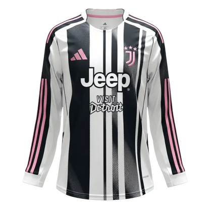 Juventus Casa Manga comprida Camisa 2025/26 camisola de futebol