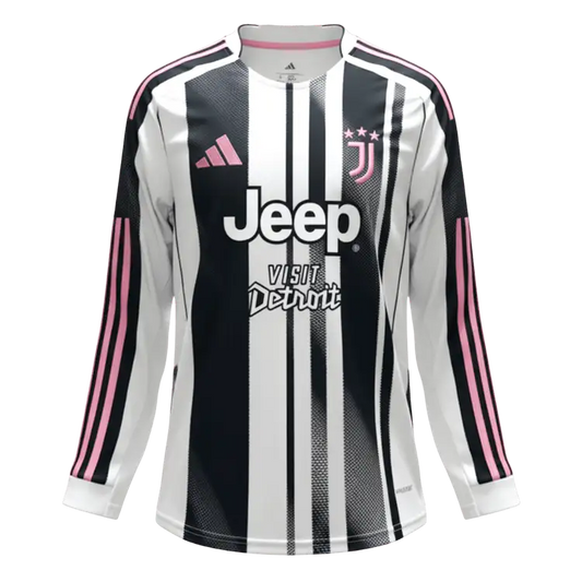 Juventus Casa Manga comprida Camisa 2025/26 camisola de futebol