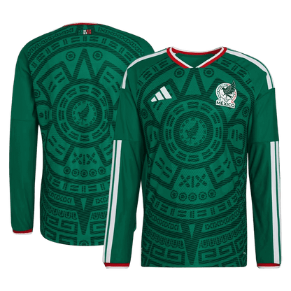 México Casa Manga comprida Camisa 2026 Verde