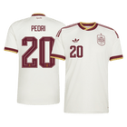 PEDRI #20 Espanha Fora Copa do Mundo Camisa 2026 Branco