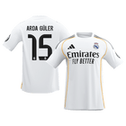 ARDA GÜLER #15 Real Madrid Casa Camisa 2025/26 Branco