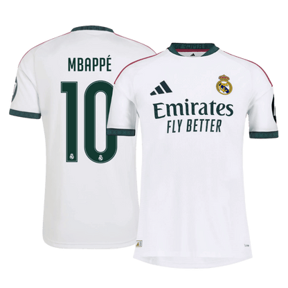 Versão do Jogador MBAPPÉ #10 Real Madrid Casa Futebol Camisas 2026/27 Branco