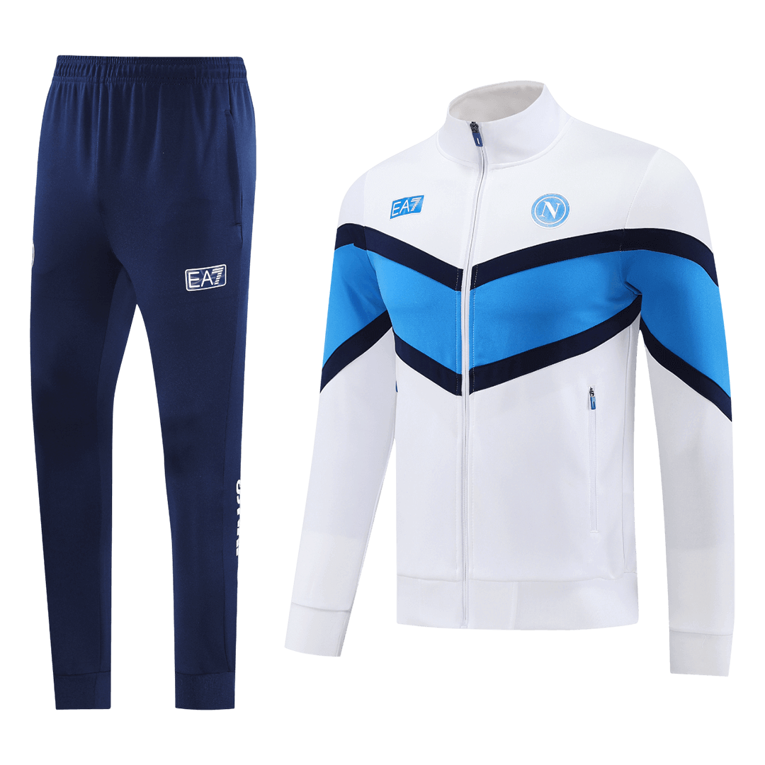 Napoli Treino Jaqueta Conjunto (Jaqueta+Calças) 2025/26 Branco