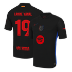 LAMINE YAMAL #19 Barcelona Camisola Jogador Logótipo do Spotify da UCL sem texto