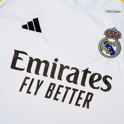 Real Madrid Camisola Casa Manga Comprida 2025/26 Branco