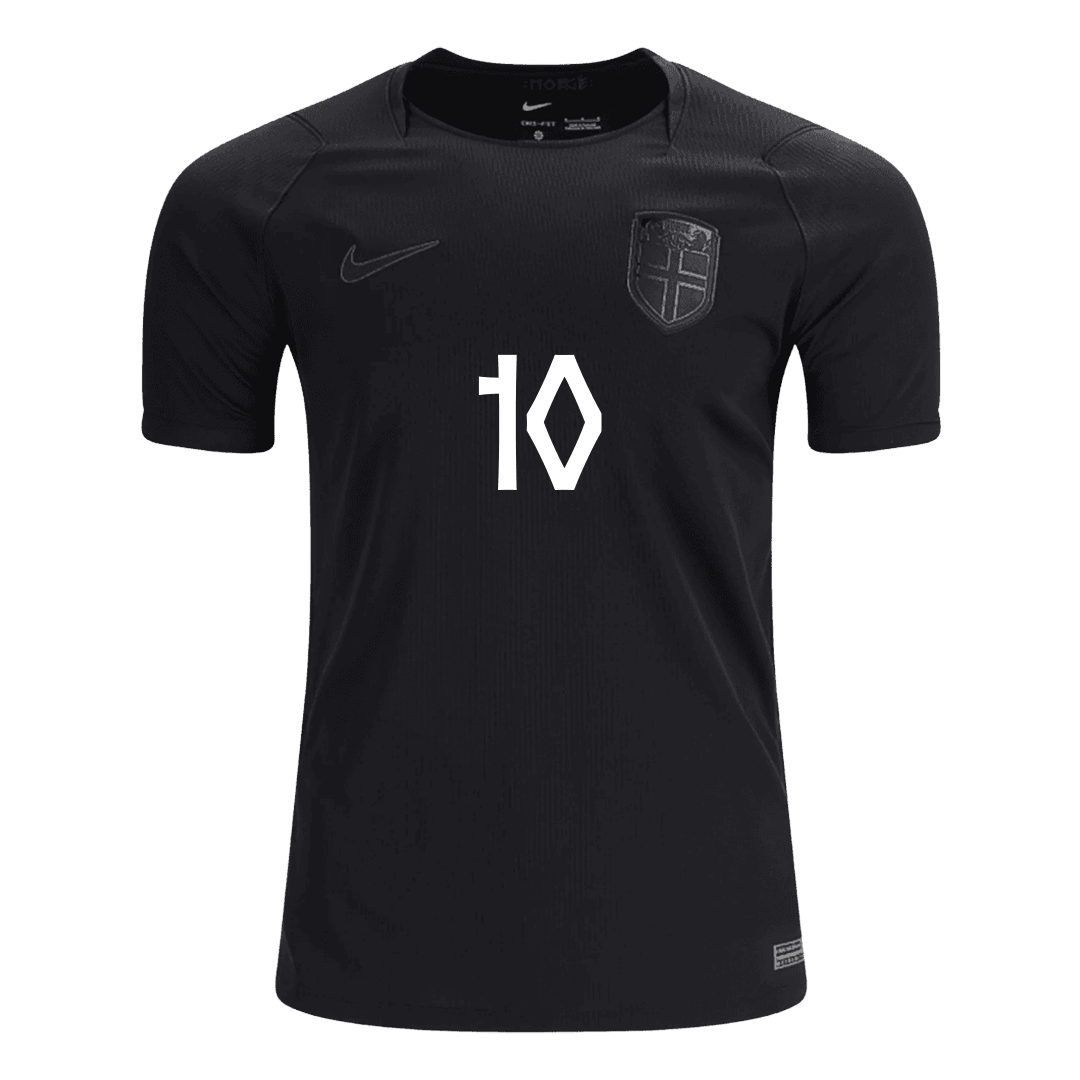 ØDEGAARD #10 Noruega Fora Copa do Mundo Camisa 2026 Preto