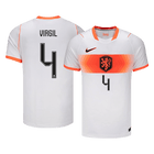 VIRGIL #4 Países Baixos Fora Copa do Mundo Camisa 2026 Branco