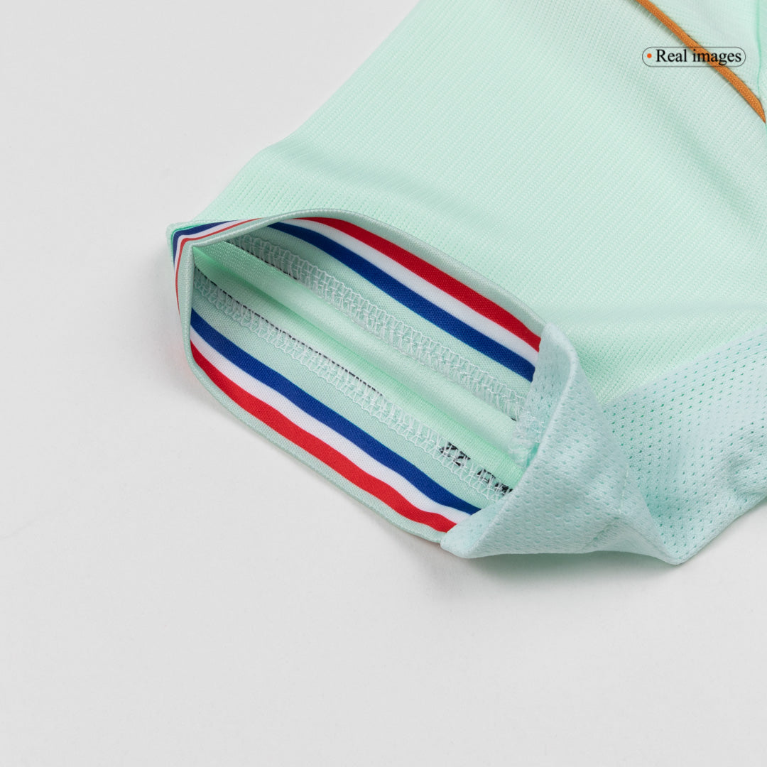 France Infantil Fora Copa do Mundo Futebol Camisa Conjunto (Camisa+Shorts) 2026 Branco - camisola de futebol para - imagem 7