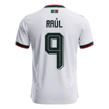RAÚL #9 México Fora Copa do Mundo Camisa 2026 Branco