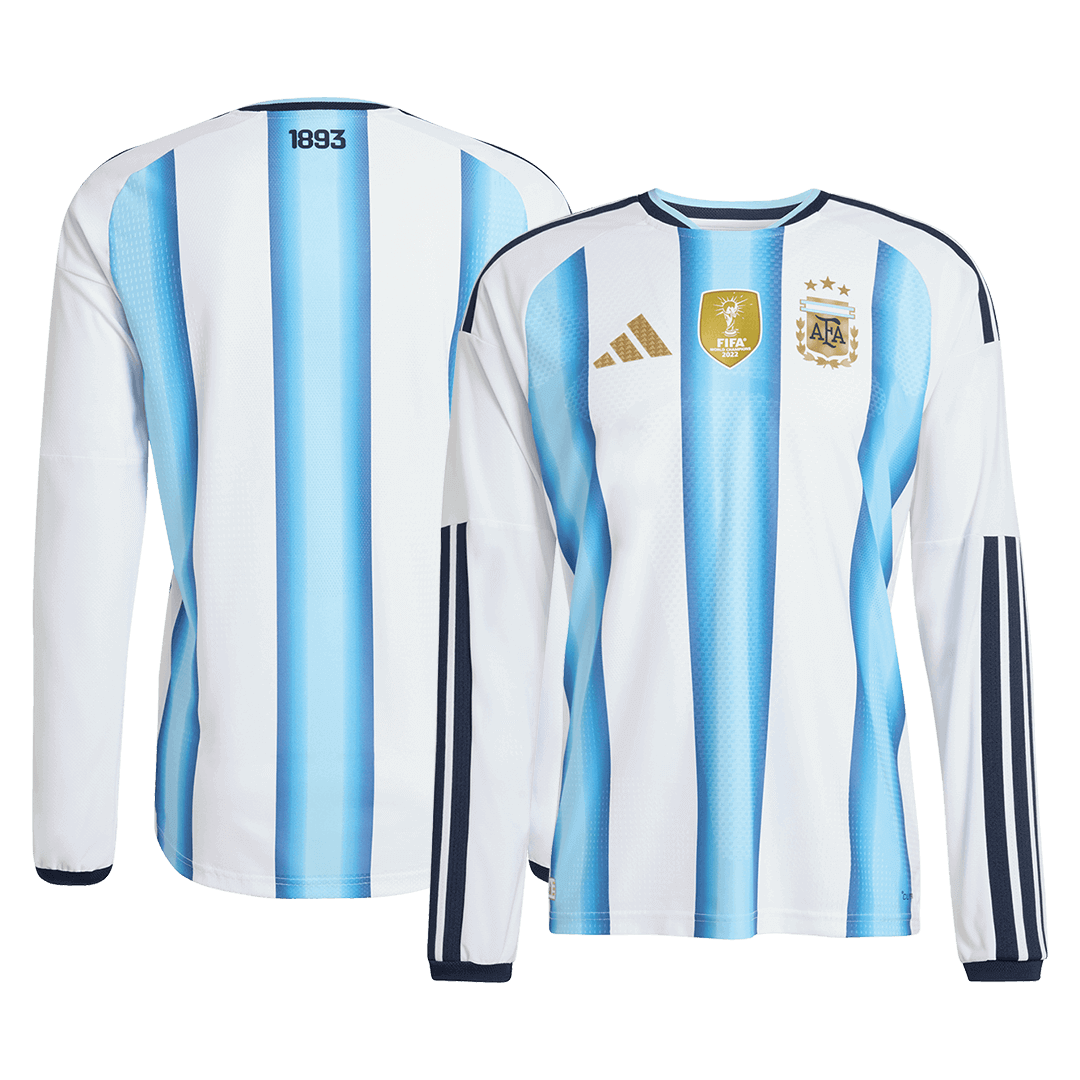 Argentina Casa Manga comprida Camisa 2026 - camisola de futebol para adeptos em Portugal