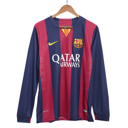 Camisola retro NEYMAR JR #11 Barcelona Casa manga comprida 2014/15