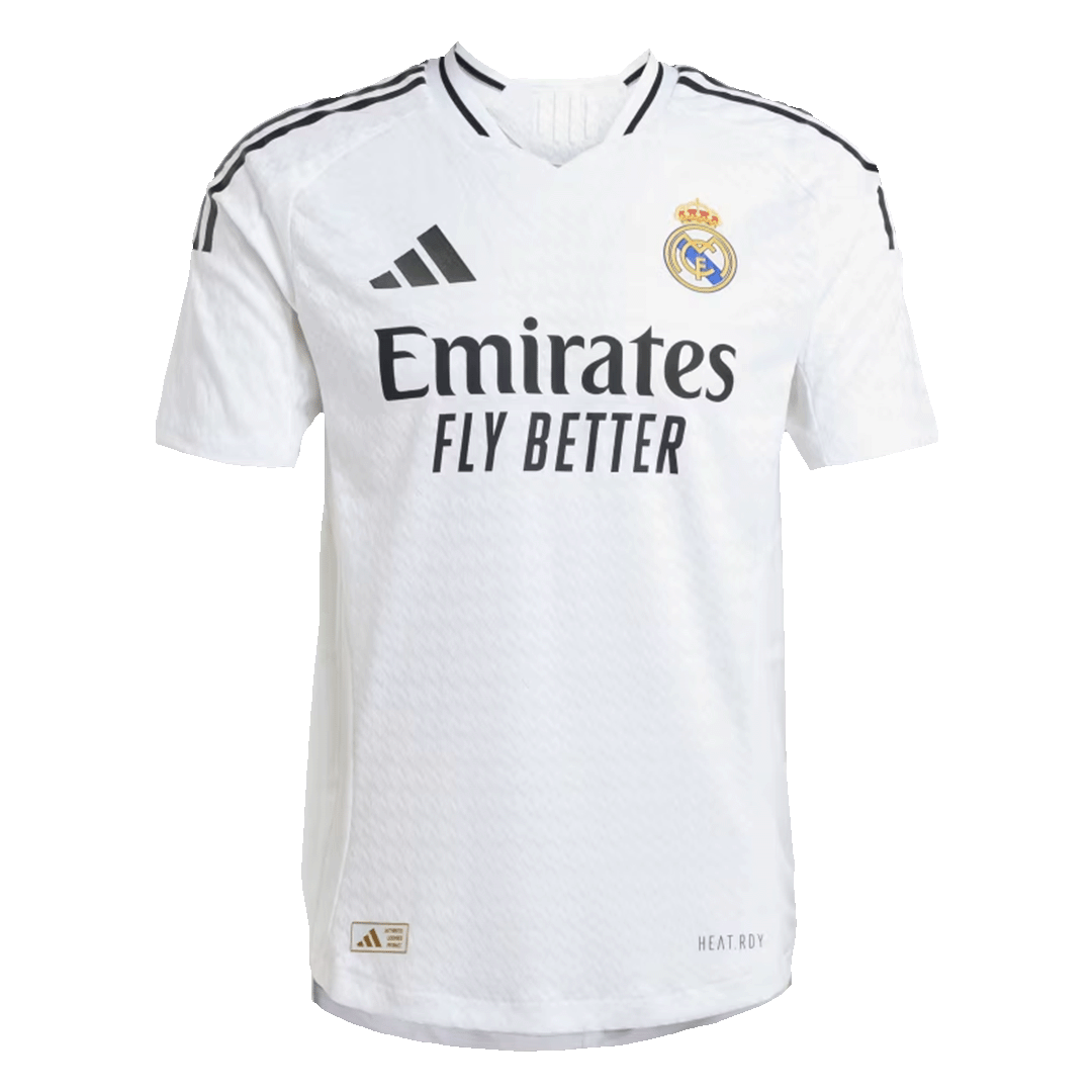 Camisa de futebol barata do Real Madrid Home  Versão Player, Slim Fit camisola de futebol 2025/26