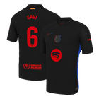 GAVI #6 Barcelona Camisola Jogador Logótipo do Spotify sem texto