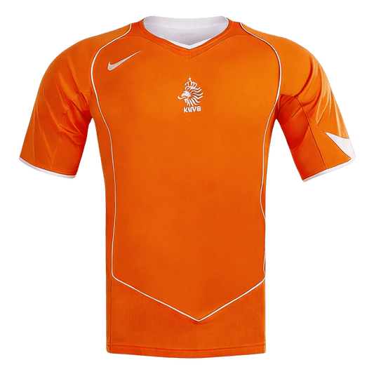 Retrô Países Baixos Casa Camisa 2004 Laranja