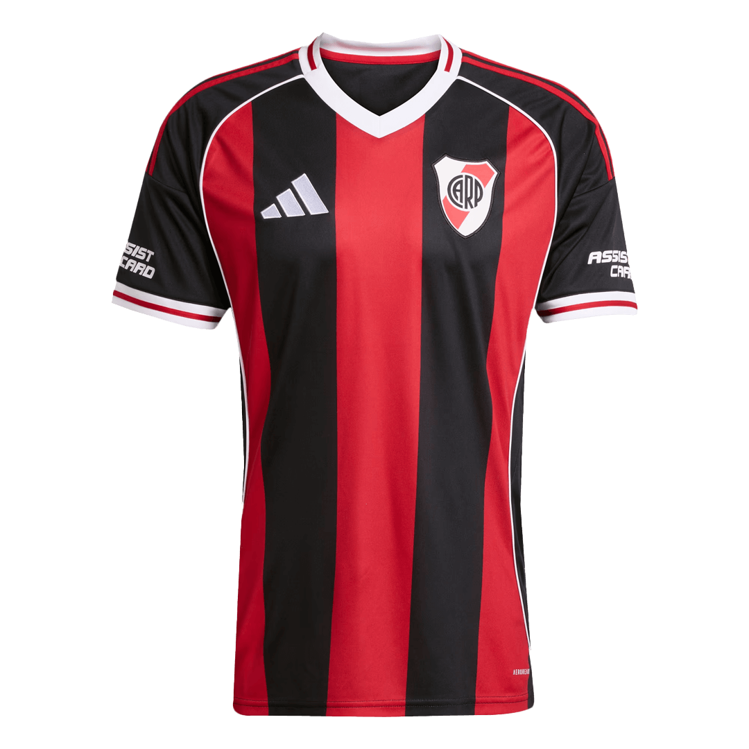 River Plate Fora Camisa 2025/26-Vermelho& Preto camisola de futebol