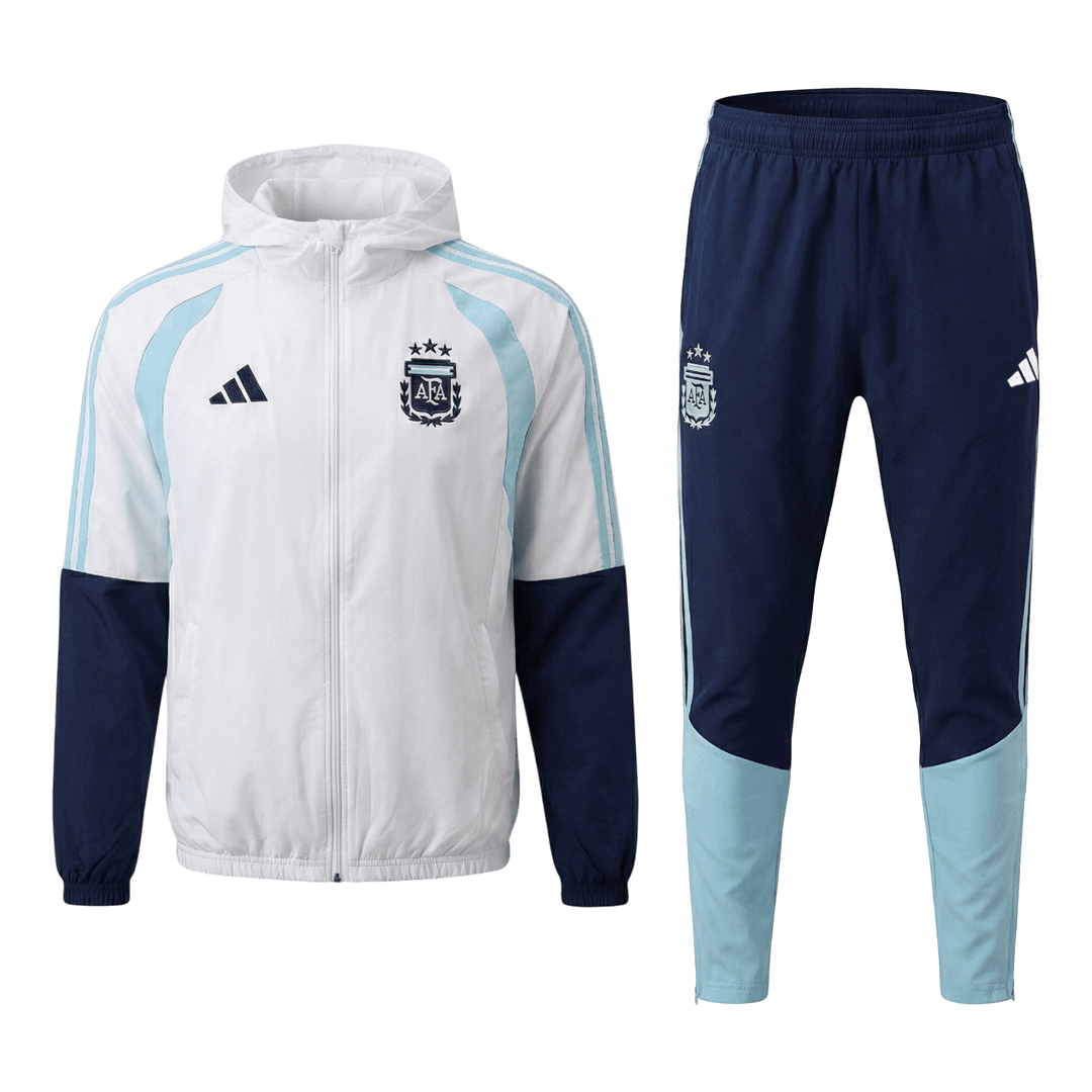 Argentina Treino Conjunto (Top+Calças) 2026 Branco camisola de futebol