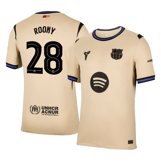 ROONY #28 Barcelona Fora Camisa 2025/26 camisola de futebol