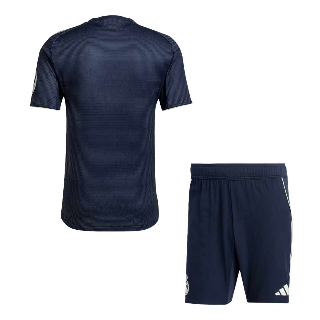 Jogador Real Madrid Fora Camisa Conjunto (Camisola + Calções) 2025/26- Marinha