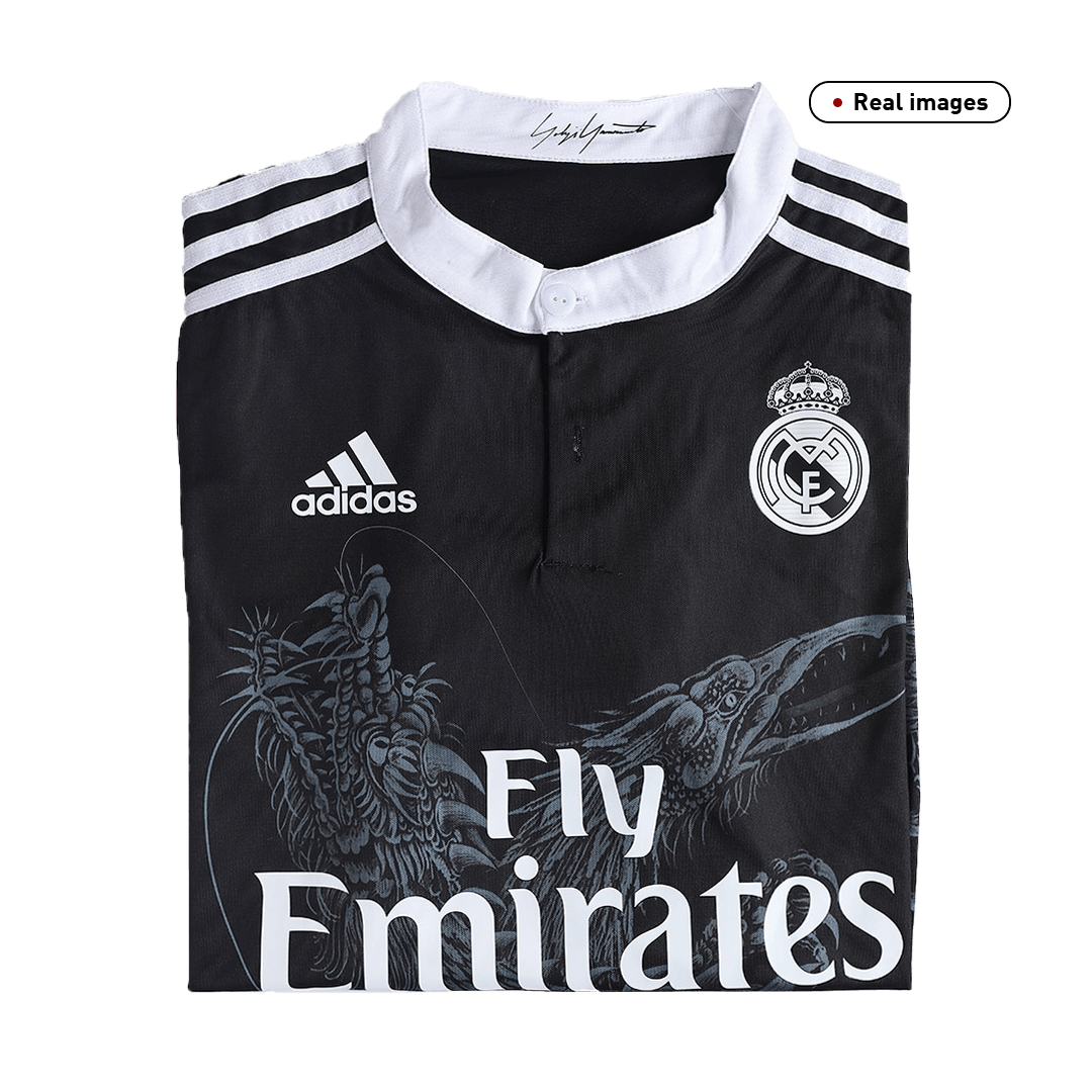 Camisola Retro Real Madrid RONALDO #7 Terceira Fora Camisola de Futebol 2014/15