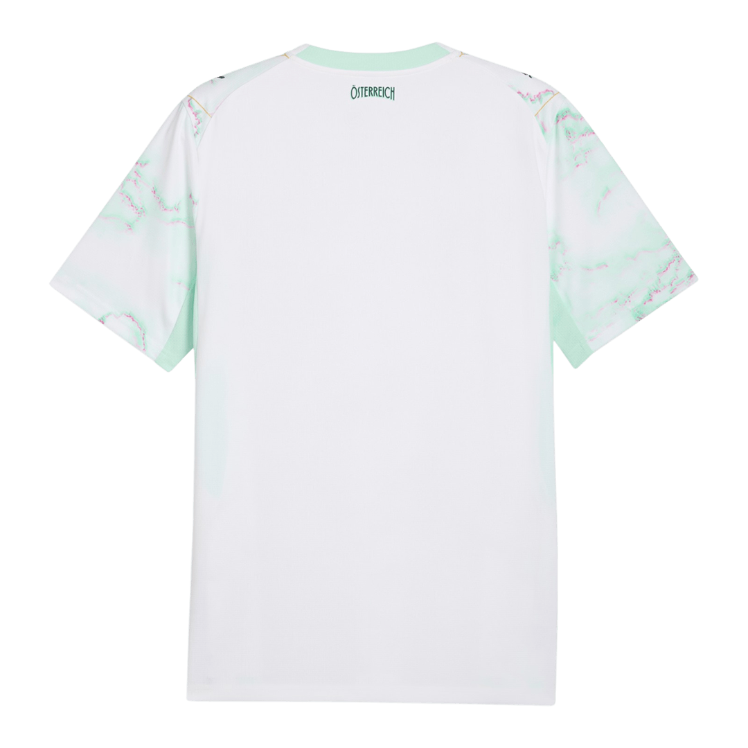 Austria Fora Camisa Copa do Mundo 2026 Branco - camisola de futebol para adeptos em - imagem 3