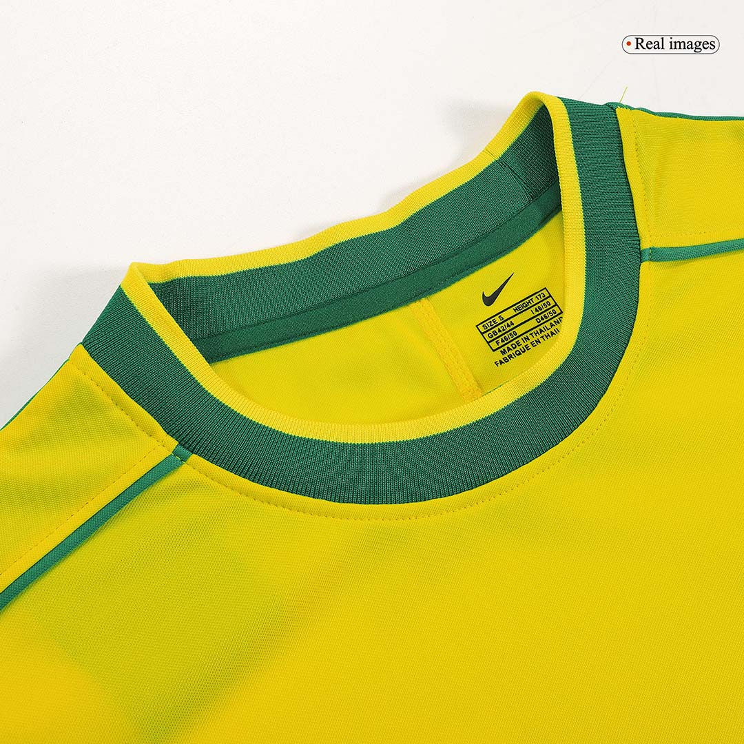 RIVALDO #10 Brasil Camisola Retro Casa 1998 - Copa do Mundo