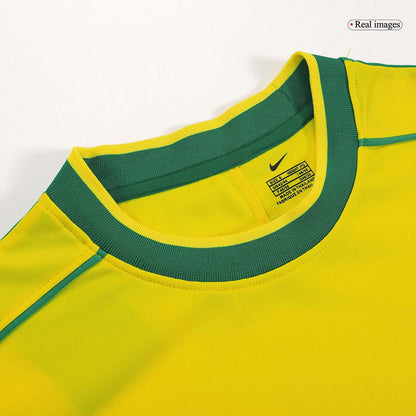 RIVALDO #10 Brasil Camisola Retro Casa 1998 - Copa do Mundo
