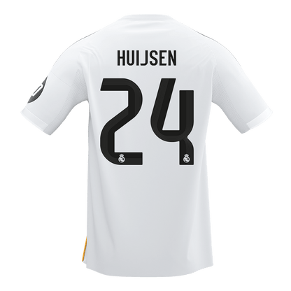 【Super Qualidade】HUIJSEN #24 Real Madrid
 Casa Futebol Camisa 2025/26 Branco
