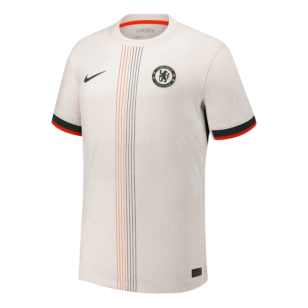 Jogador NETO #7 Chelsea Fora Futebol Camisas 2025/26 Branco