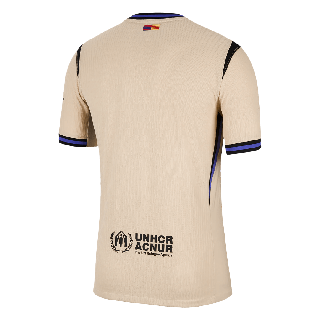Jogador Barcelona Fora Futebol Camisas 2025/26 Amarelo