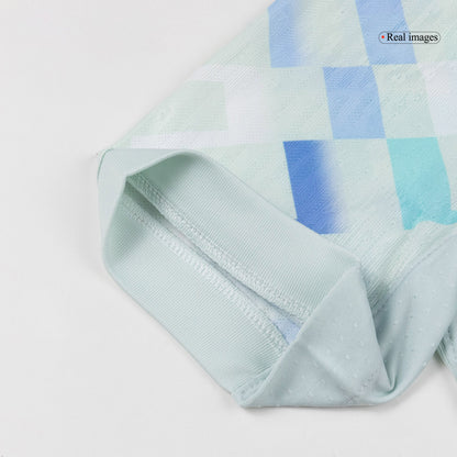 Jogador DUMFRIES #2 Inter Milan Fora Futebol Camisas 2025/26 Azul