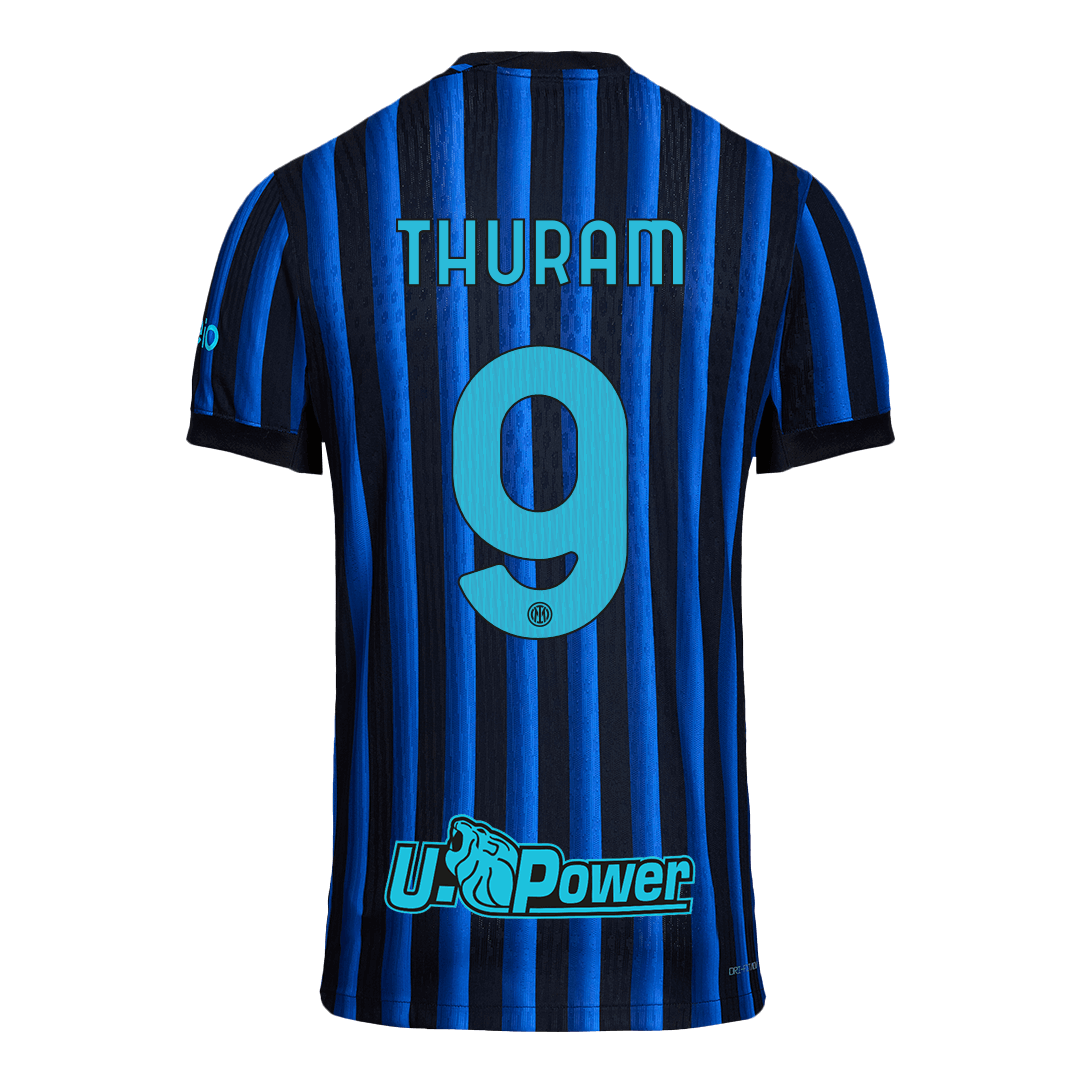 Jogador THURAM #9 Inter Milan Casa Futebol Camisas 2025/26