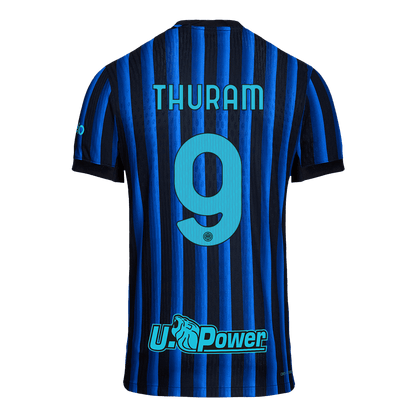 Jogador THURAM #9 Inter Milan Casa Futebol Camisas 2025/26