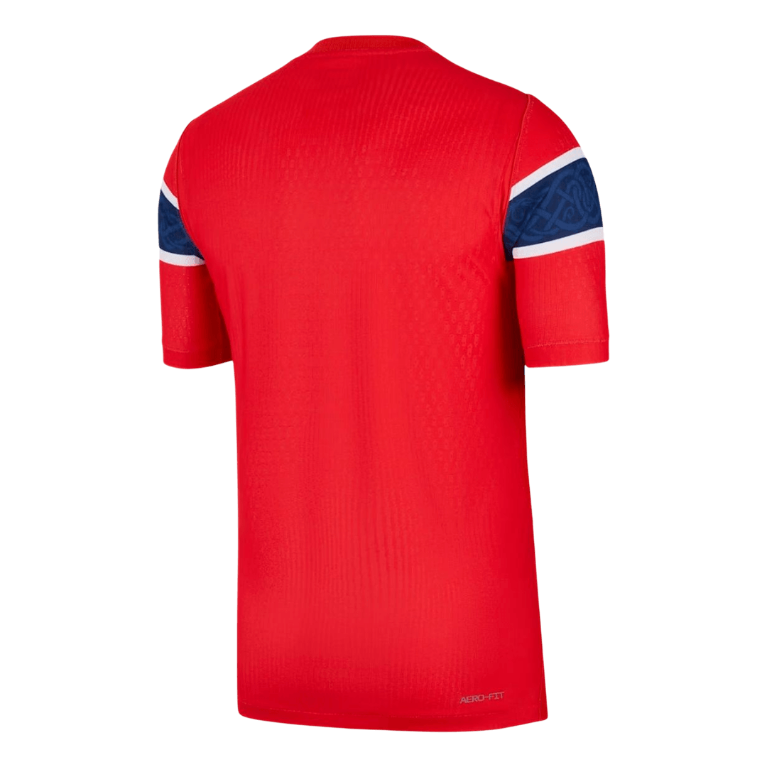 Versão do Jogador Noruega Casa Copa do Mundo Futebol Camisas 2026 Vermelho