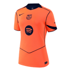 Mulheres Barcelona Terceiro Fora Camisa 2025/26- Laranja