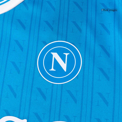 DE BRUYNE #11 Napoli Casa Camisa 2025/26- Azul
