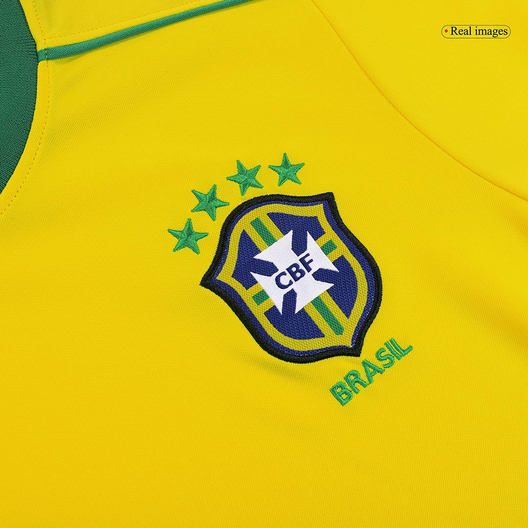 RIVALDO #10 Brasil Camisola Retro Casa 1998 - Copa do Mundo