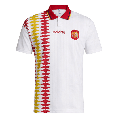 Retrô Espanha Fora Camisa 1994 Branco