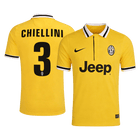 Retrô CHIELLINI #3 Juventus Fora Camisa 2013/14