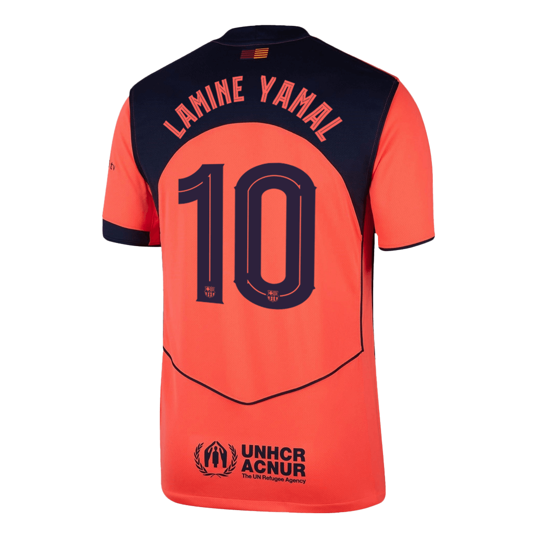 LAMINE YAMAL #10 Barcelona Fora Terceira Camisa 2025/26 UCL