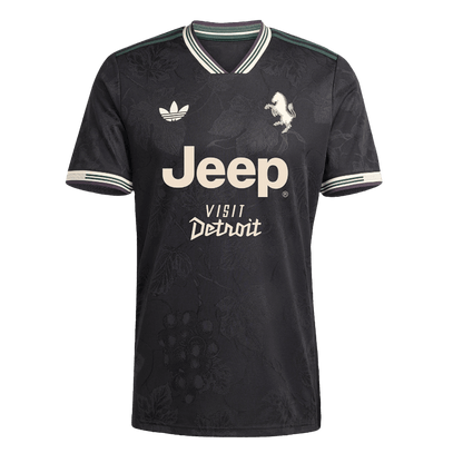 Jogador Juventus Fora Terceira Futebol Camisas 2025/26 Preto camisola de futebol