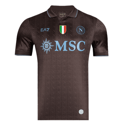 Napoli Fora Terceira Camisa 2025/26 Preto camisola de futebol