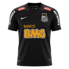 Retrô Santos FC Fora Camisa 2011/12 Preto