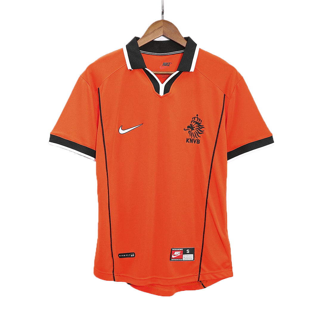 Retrô Países Baixos Casa Copa do Mundo Camisa 1998 Laranja