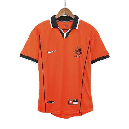 Retrô Países Baixos Casa Copa do Mundo Camisa 1998 Laranja