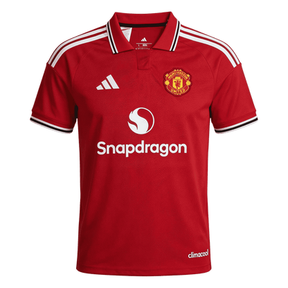 B.FERNANDES #8 Manchester United Casa Camisa 2026/27 Vermelho