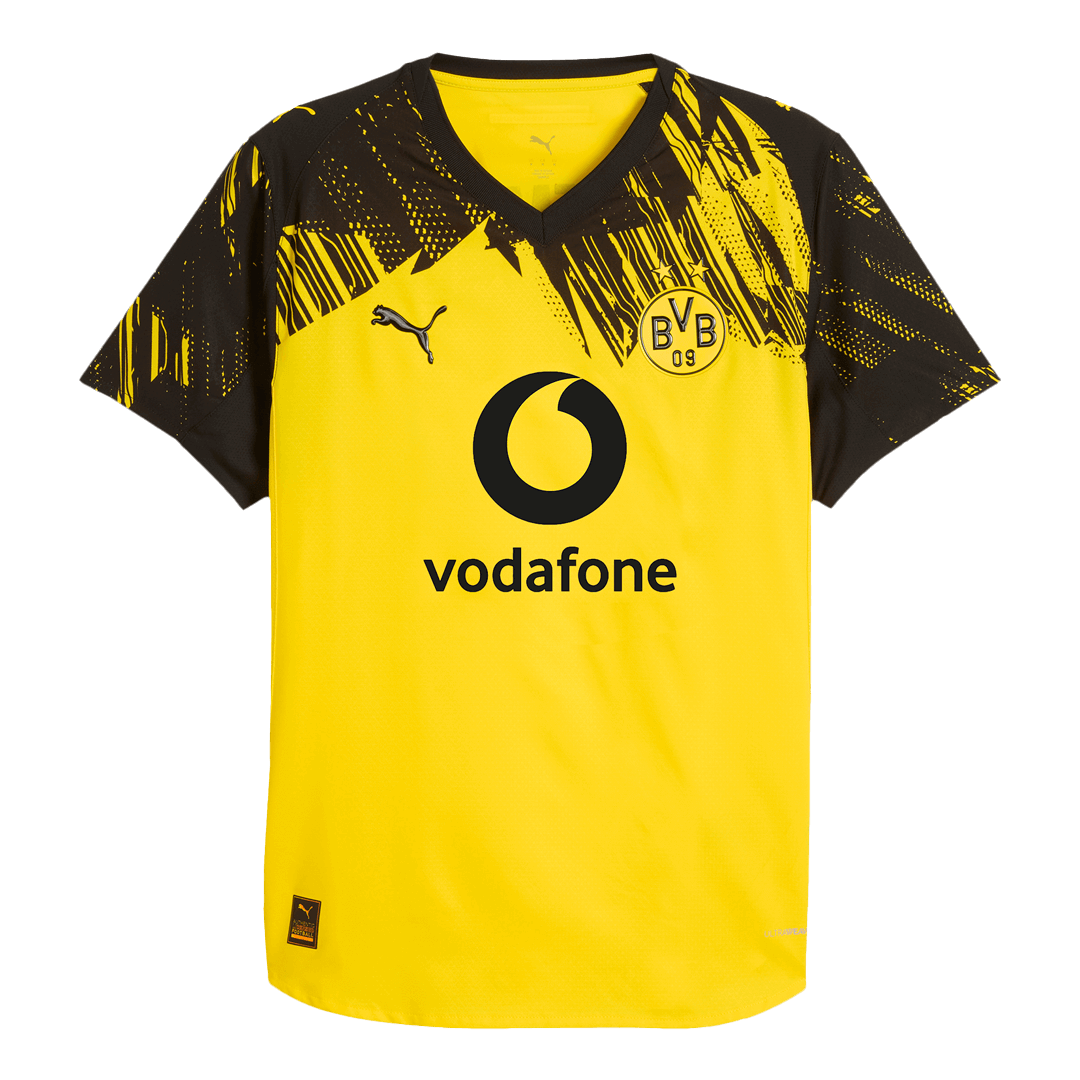 Jogador Borussia Dortmund Casa Futebol Camisas 2025/26 Amarelo camisola de futebol