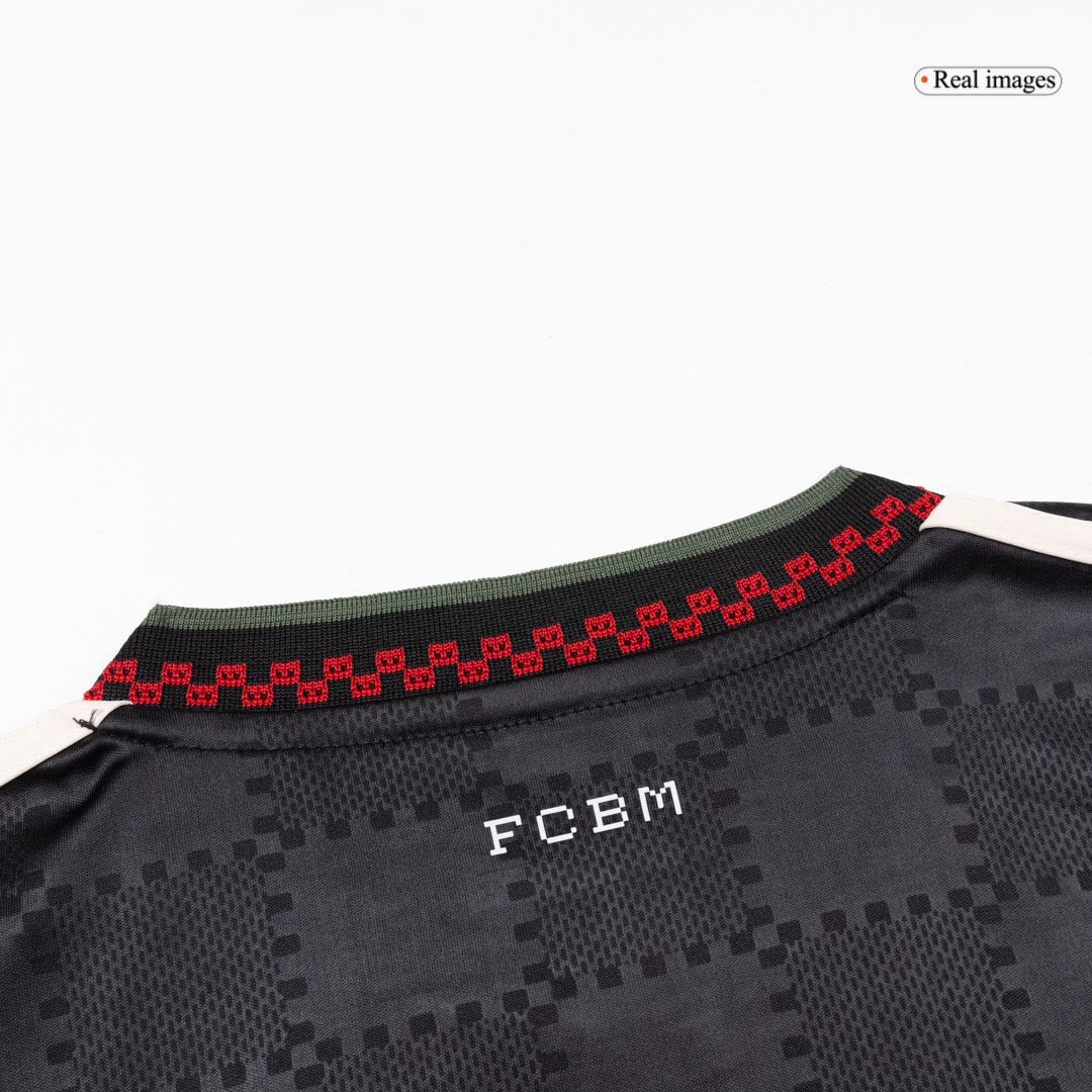 Bayern Munich Infantil 
 Fora Terceira Futebol Camisa Conjunto (Camisa+Shorts+Meias) 2025/26 Preto
