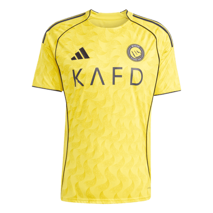 Al Nassr Casa Camisa 2025/26- Amarelo camisola de futebol