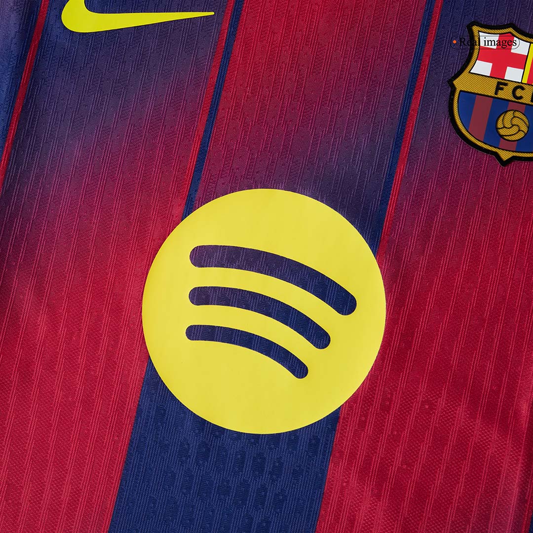 Jogador PEDRI #8 Barcelona Casa UCL Futebol Camisas 2025/26